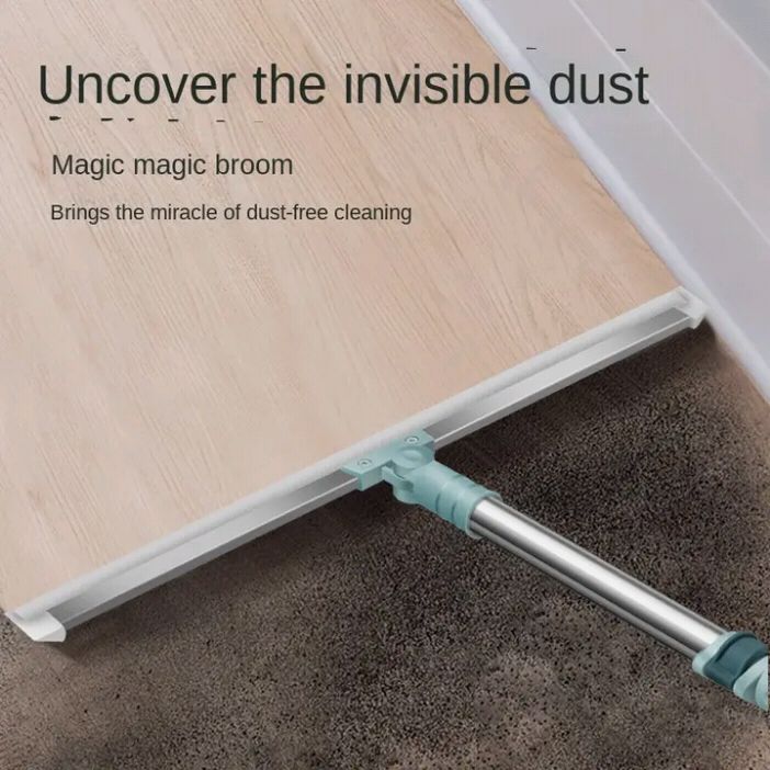 Magic Silicone Floor Wiper – 180° Rotating Handle