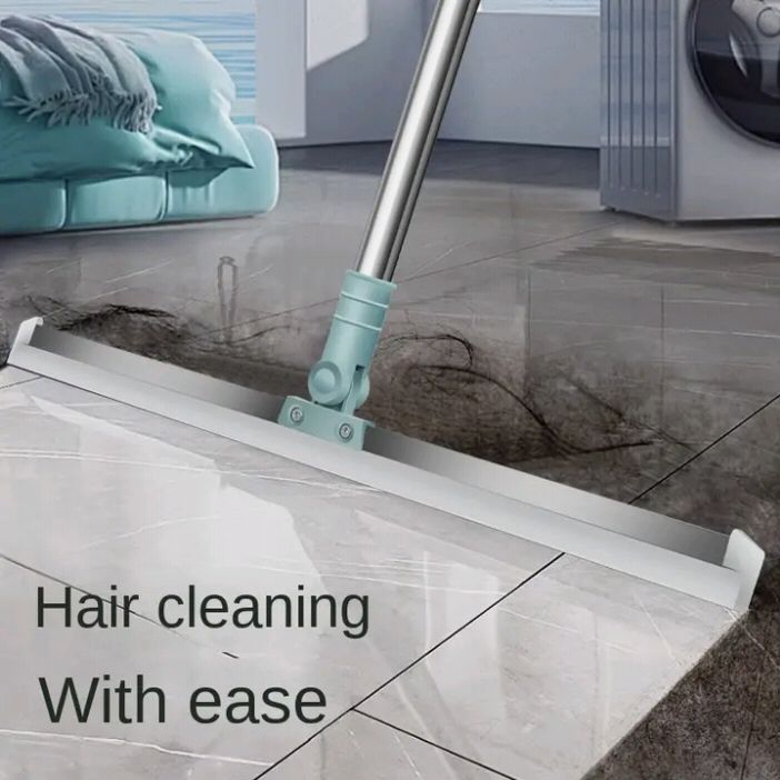 Magic Silicone Floor Wiper – 180° Rotating Handle