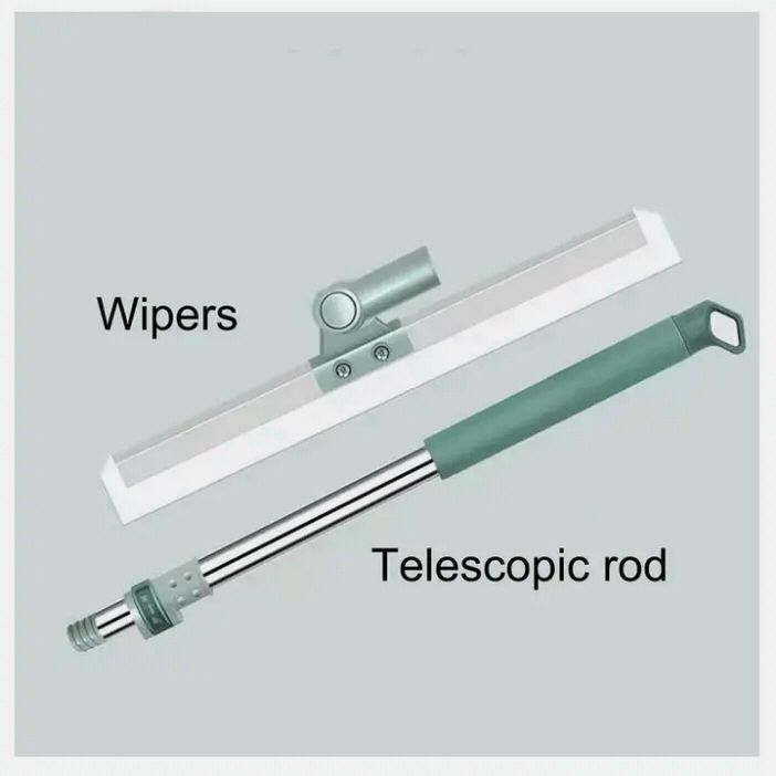 Magic Silicone Floor Wiper – 180° Rotating Handle