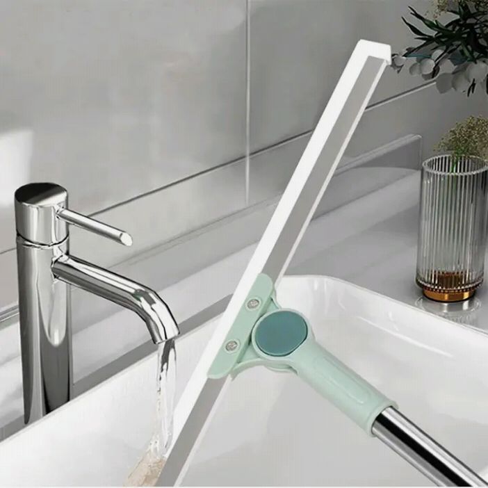 Magic Silicone Floor Wiper – 180° Rotating Handle