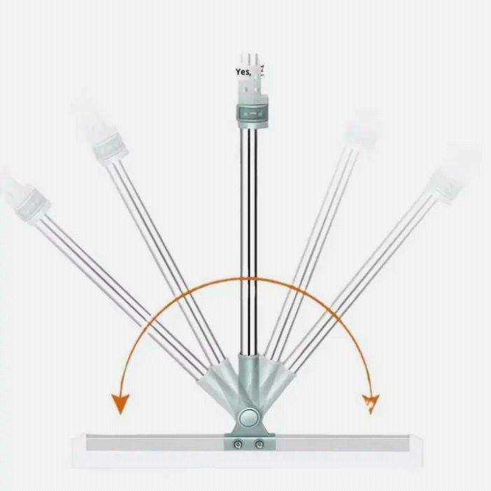 Magic Silicone Floor Wiper – 180° Rotating Handle