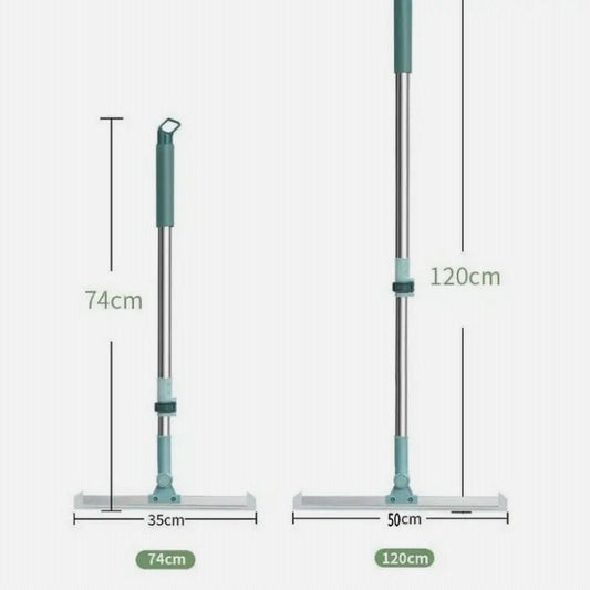 Magic Silicone Floor Wiper – 180° Rotating Handle
